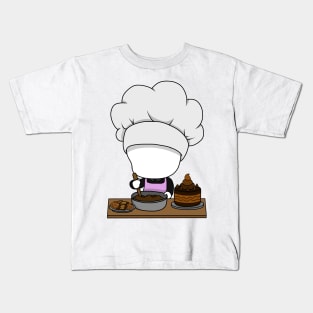 chef slenderman chibi Kids T-Shirt